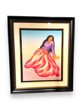 Cargar imagen en el visor de la galería, &quot;Blue Gem&quot; Framed Lithograph by R.C. Gorman

