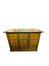 Cargar imagen en el visor de la galería, Large Pottery Barn 9 Drawer Filing Cabinet - DeFrenS
