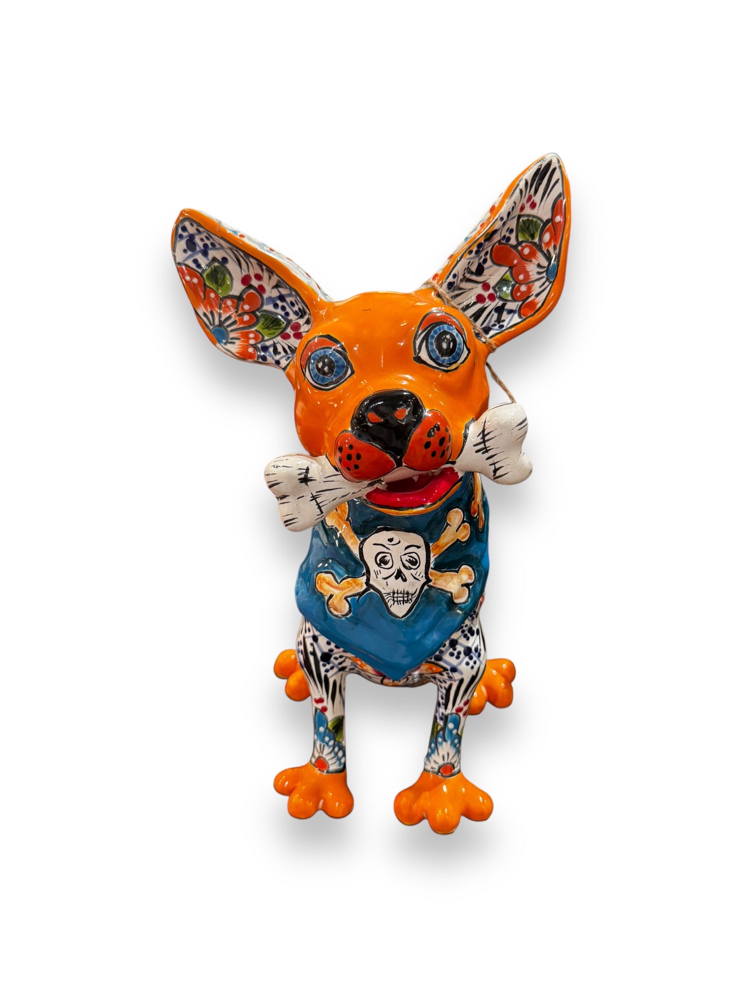 Orange Dog Talavera Pottery - DeFrenS