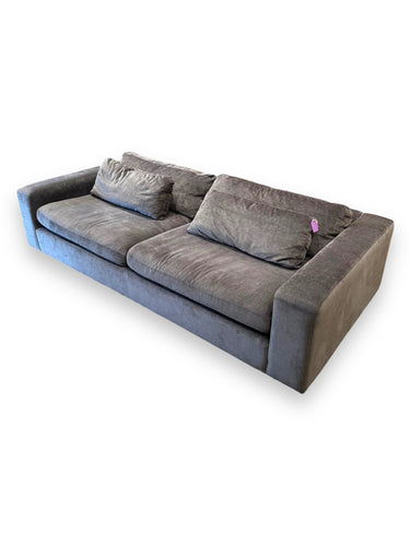 Gray Velvet Sofa - DeFrenS