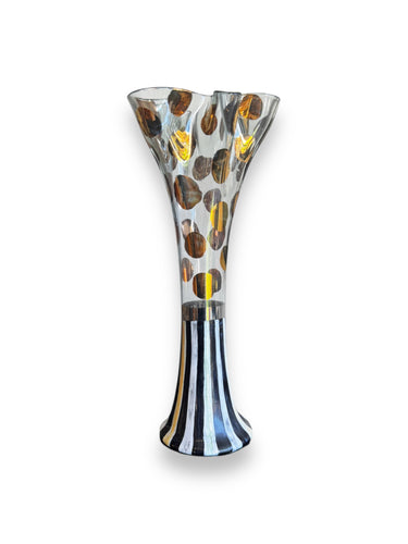 Mackenzie Childs Lg Vase - DeFrenS