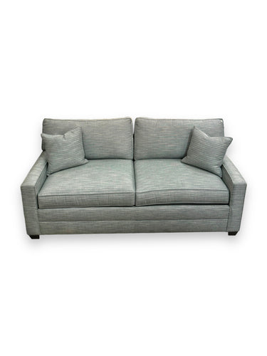 Ethan Allen Blue Couch - DeFrenS