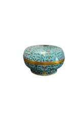 Cargar imagen en el visor de la galería, Cloisonne Round Box with Lid - DeFrenS
