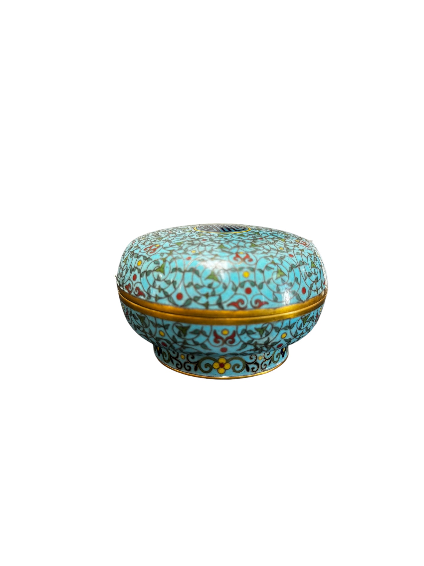 Cloisonne Round Box with Lid - DeFrenS