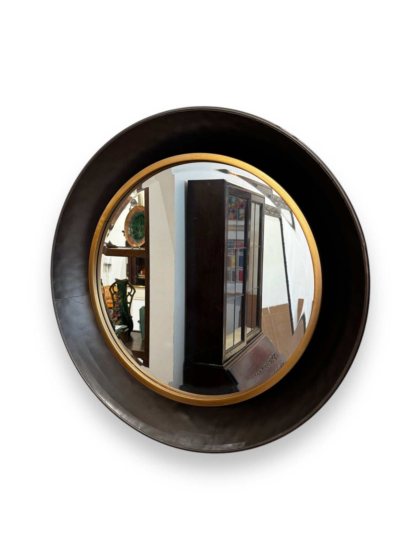 Circular Mirror with Metal Frame - DeFrenS