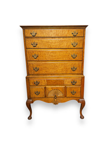 Antique Tallboy Dresser - DeFrenS