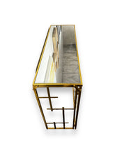 Load image into Gallery viewer, Gold and Mirror Entry Table - DeFrenS
