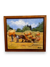 Lade das Bild in den Galerie-Viewer, French Countryside Farmer Painting by, B.Nicolas - DeFrenS
