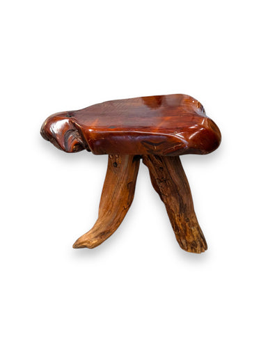 Burl Wood Side Table - DeFrenS