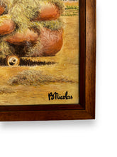 Load image into Gallery viewer, French Countryside Farmer Painting by, B.Nicolas - DeFrenS
