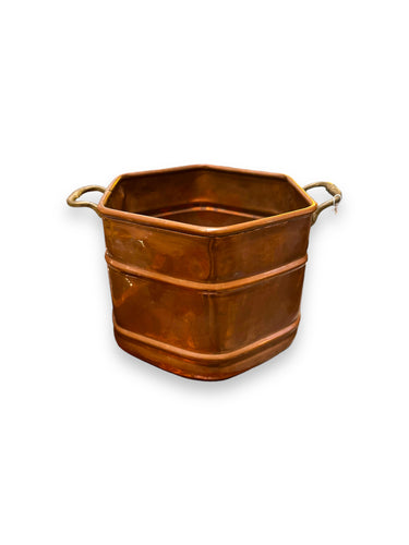 Copper Pot with Brass Handles - DeFrenS