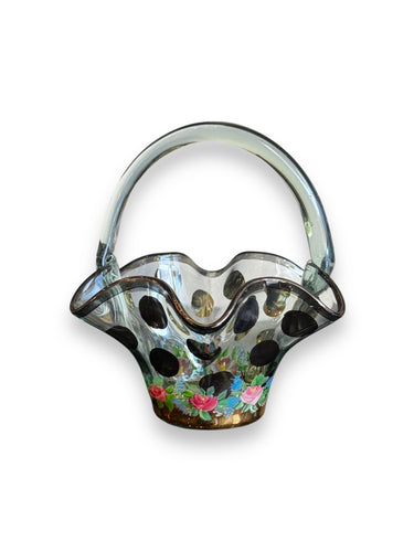 Mackenzie Childs Ruffle Basket - DeFrenS