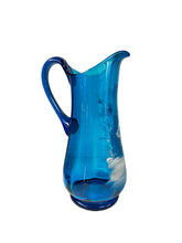 Load image into Gallery viewer, 3 piece Set Mary Gregory European Glass - Pitcher, 2 glasses - DeFrenS
