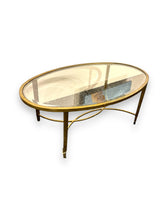 Lade das Bild in den Galerie-Viewer, Oval Coffee Table with Glass - DeFrenS
