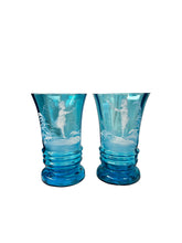 Cargar imagen en el visor de la galería, 3 piece Set Mary Gregory European Glass - Pitcher, 2 glasses - DeFrenS
