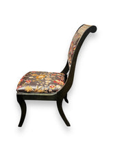 Cargar imagen en el visor de la galería, Decorative chair with floral pattern on a white background
