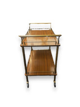 Load image into Gallery viewer, Wood 2 Tier Bar Cart - DeFrenS
