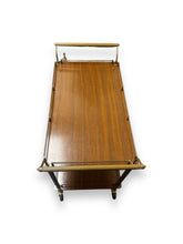 Load image into Gallery viewer, Wood 2 Tier Bar Cart - DeFrenS
