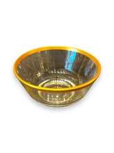 Load image into Gallery viewer, 2 PS Set- 24K Gold Rim Snack Plate with Gold rim Snack Bowl - DeFrenS
