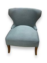 Load image into Gallery viewer, Blue Button-tufted curvaceous side chair - DeFrenS
