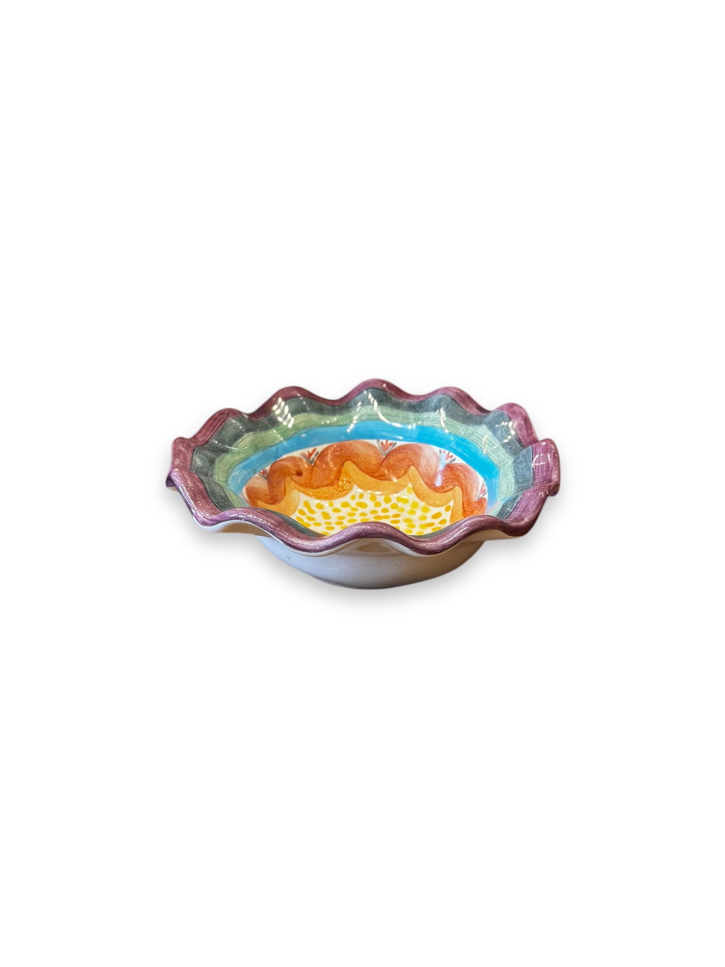 Mackenzie Childs Ruffle Bowl