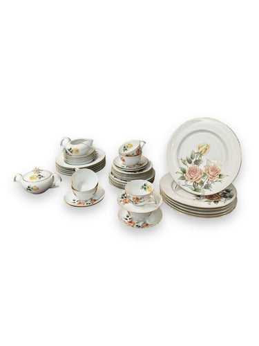 Kent Trio Floral Place Setting for 6 - Set of 42 - DeFrenS