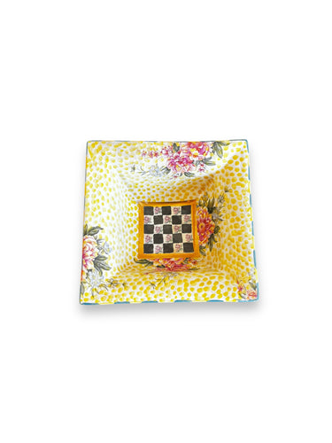 Mackenzie Childs Square Bowl - DeFrenS