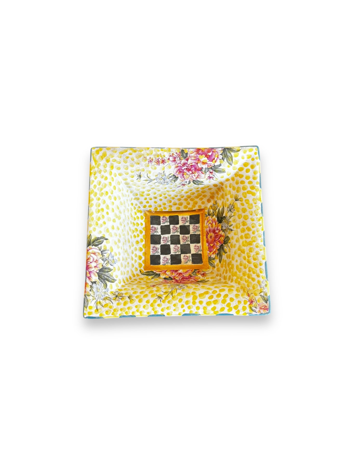 Mackenzie Childs Square Bowl - DeFrenS