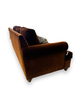 Load image into Gallery viewer, Brown Velvet Couch
