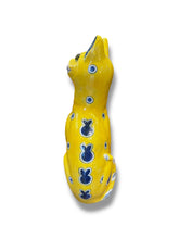 Lade das Bild in den Galerie-Viewer, Yellow Emile Gallé Cat Statue
