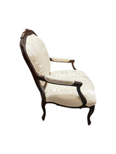 Charger l&#39;image dans la galerie, Arm Chair Floral White Seat - DeFrenS
