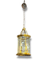 Cargar imagen en el visor de la galería, Vintage Brass Hanging Light
