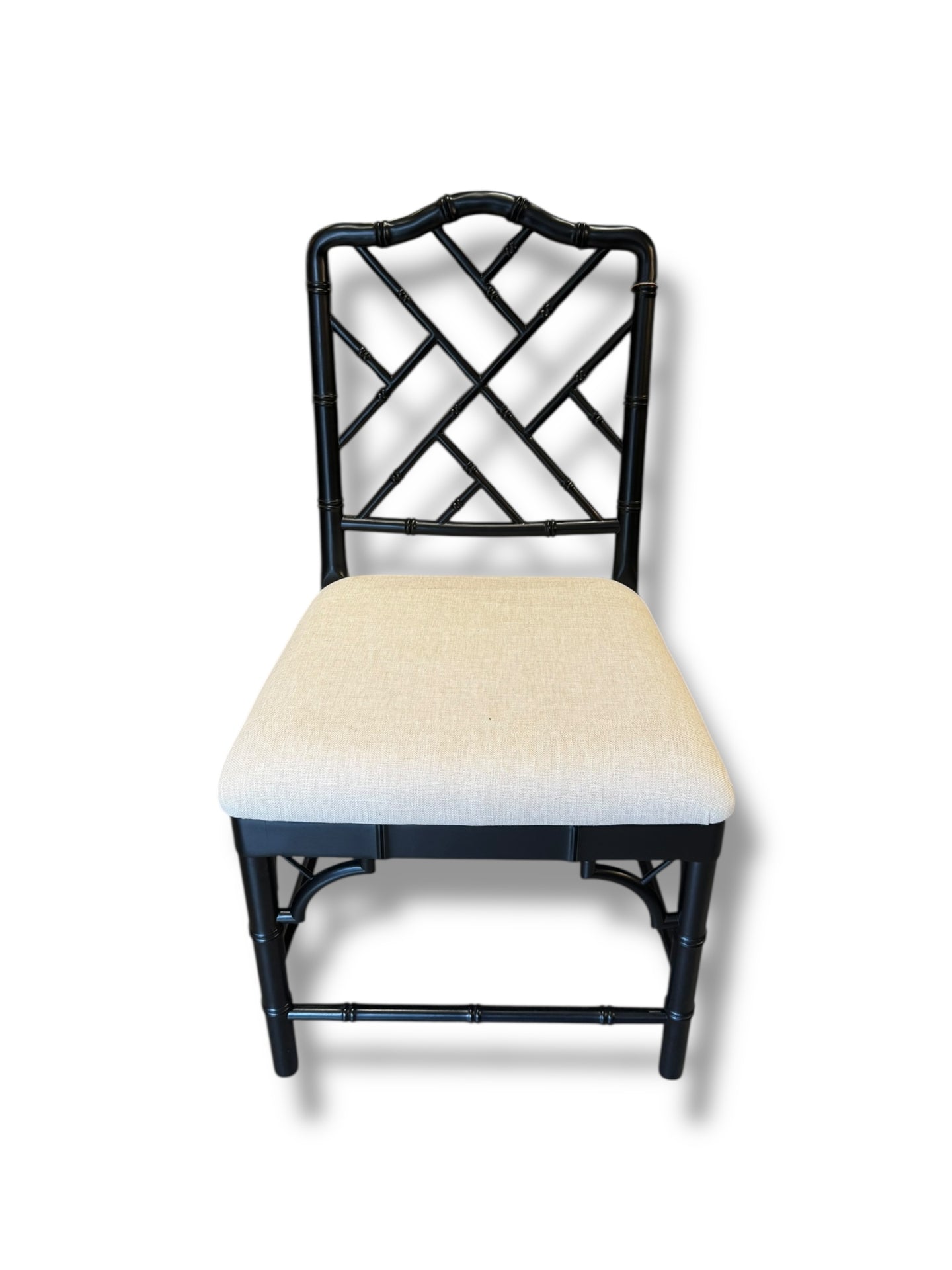 Blk Bamboo Chair