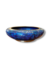 Load image into Gallery viewer, Large Blue Cloisonné Bowl
