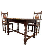 Load image into Gallery viewer, English Barley Twist Dining Set - DeFrenS
