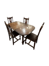 Load image into Gallery viewer, English Barley Twist Dining Set - DeFrenS
