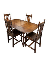 Load image into Gallery viewer, English Barley Twist Dining Set - DeFrenS
