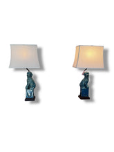 Carica l'immagine nel visualizzatore di Gallery, Stof2-Safavieh Blue Lamps - DeFrenS
