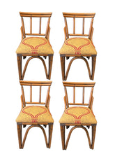 Charger l'image dans la galerie, Stof4-Bamboo Red/Grn Chairs
