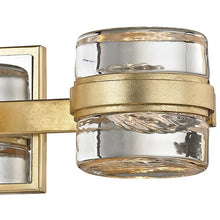 Cargar imagen en el visor de la galería, Gold Leaf Bath &amp; Vanity Wall Light
