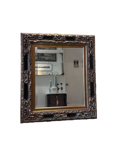 Mirror with Ornate Black & Gold - DeFrenS