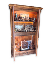 Load image into Gallery viewer, Vintage Eurpoean Glass Armoire - DeFrenS
