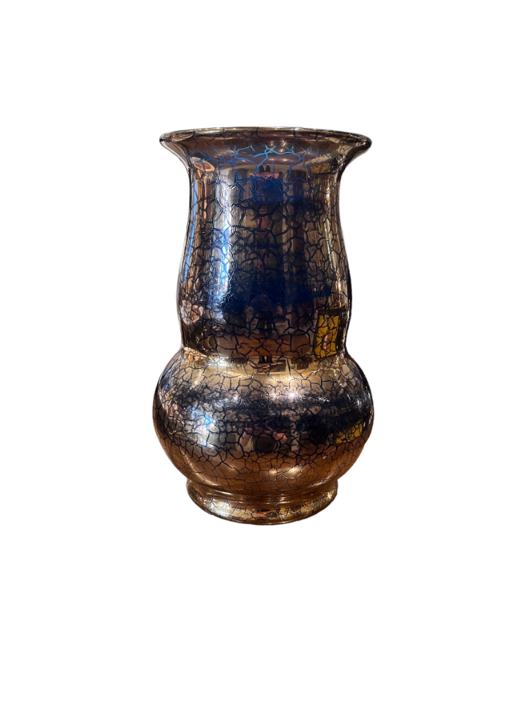St Prex Vase, large, gold blue - DeFrenS
